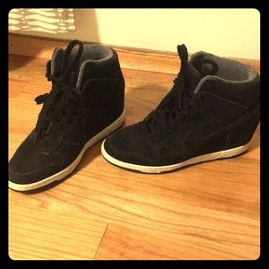 Nike sky high wedge sneakers size 7.5